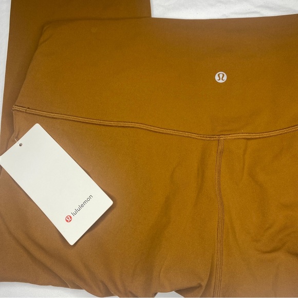 BNWT  Lululemon Align high-rise pant  25” Copper Brown Sz 18 - Picture 3 of 5
